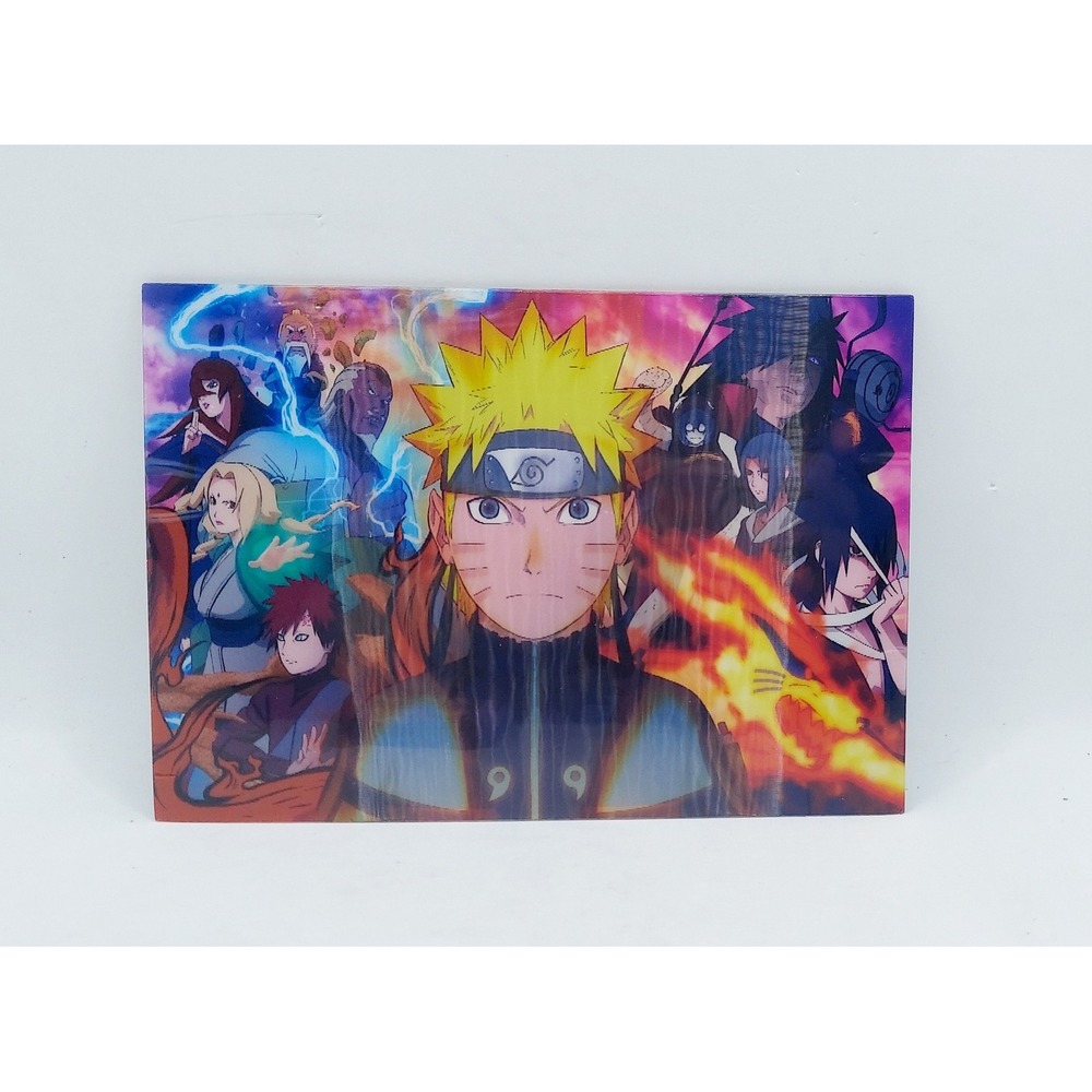 Culturefly Naruto Shippuden Lenticular Art Print 8" x 5.5"